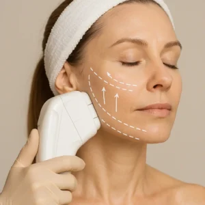Woman having HI-FU to reduce wrinkles call LA LIPO Chippenham Now!