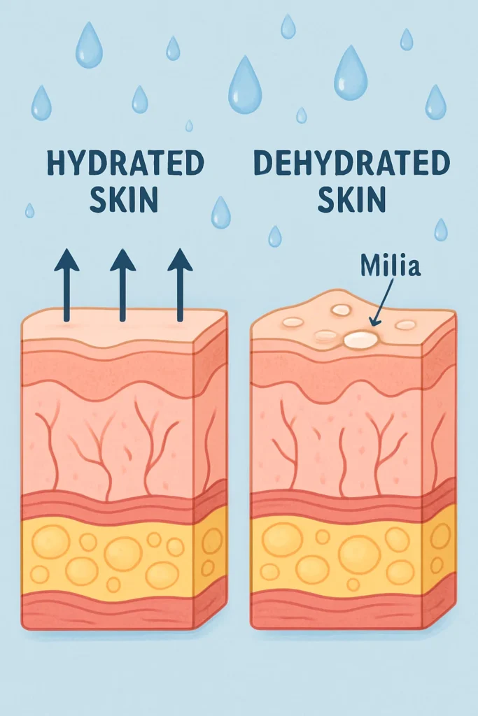 The importance of hydration and milia production Chippenham