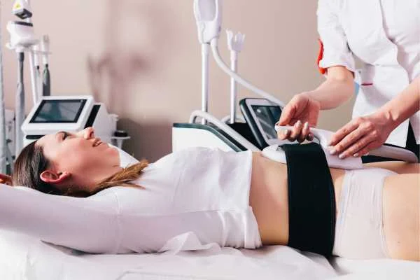 woman having body sculpting to help improve her body image and her mental health Chippenham