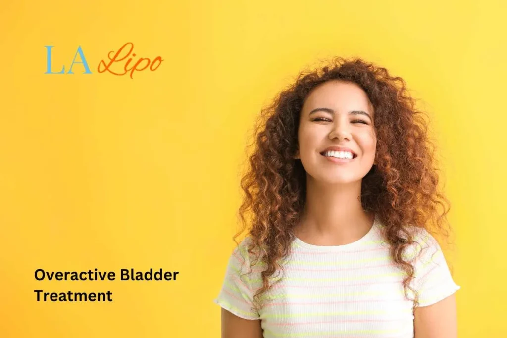 woman smiling about overactive bladder treatment Chippenham solutions