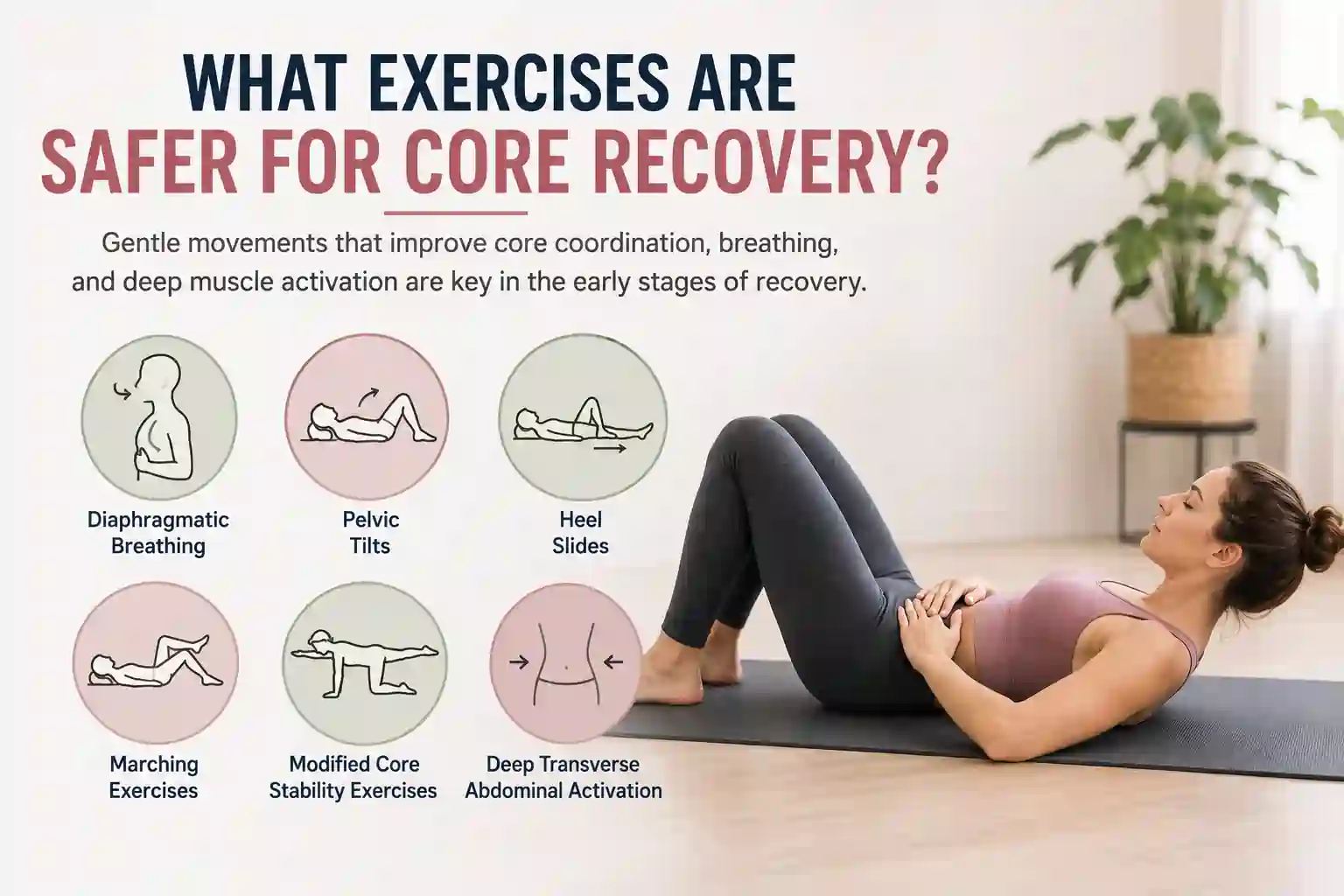 Which exercises may help diastasis recti Chippenham?